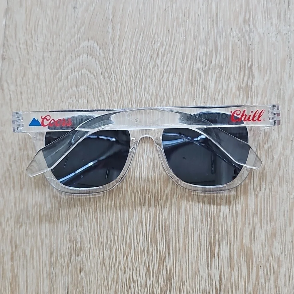 NWOT Coors Light Beer Clear Sunglasses